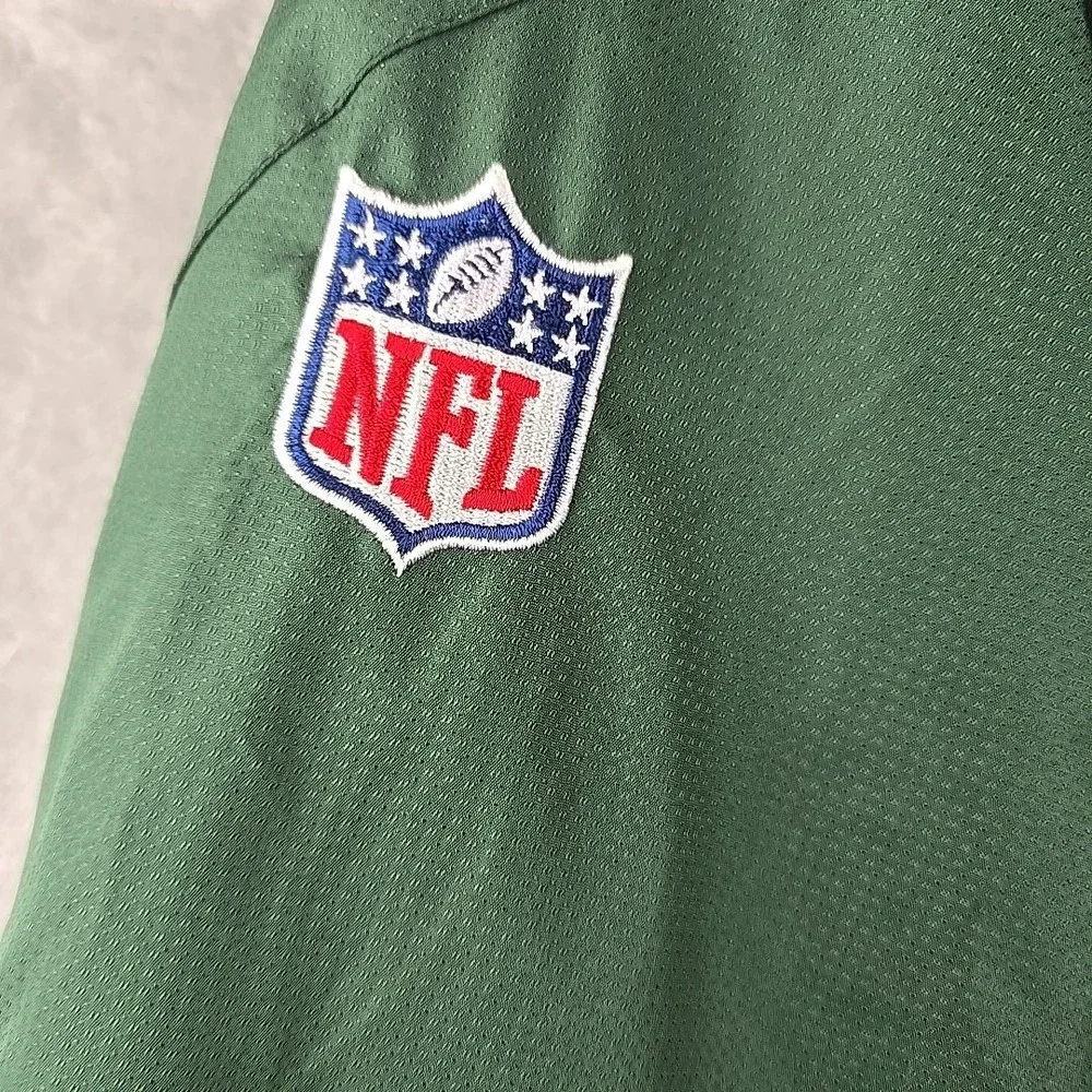 New York‎ Jets Jacket Mens 2XL Green NFL Football Reebok Fleece Lined Hooded Zip